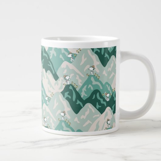 Snoopy Großes Outdoor Muster Jumbo-Tasse (Rechts)