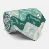 Snoopy Großes Outdoor Muster Krawatte (Gerollt)