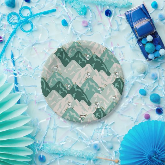 Snoopy Großes Outdoor Muster Pappteller (Party)