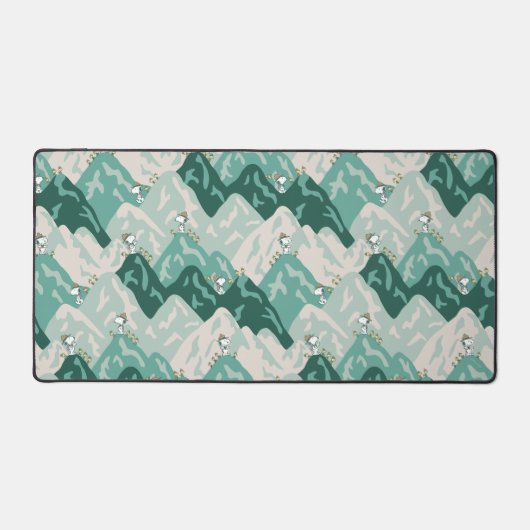 Snoopy Großes Outdoor Muster Schreibtischunterlage (Vorderseite)