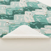 Snoopy Großes Outdoor Muster Sherpadecke (3/4)