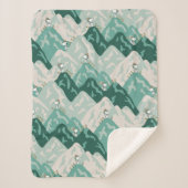 Snoopy Großes Outdoor Muster Sherpadecke (Vorderseite)