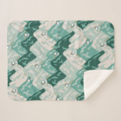 Snoopy Großes Outdoor Muster Sherpadecke (Vorderseite (Horizontal))