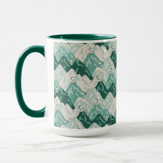 Snoopy Großes Outdoor Muster Tasse (Links)