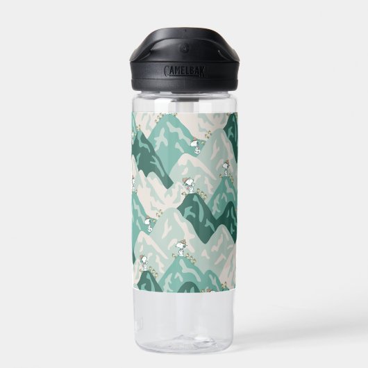 Snoopy Großes Outdoor Muster Trinkflasche (Rückseite)