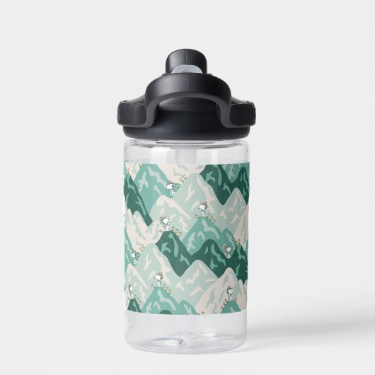 Snoopy Großes Outdoor Muster Trinkflasche (Rückseite)