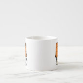 Snoopy Halloween Spider Web Doghouse Espressotasse (Vorderseite)