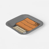 Snoopy Halloween Spider Web Doghouse Pappteller (Gewinkelt)