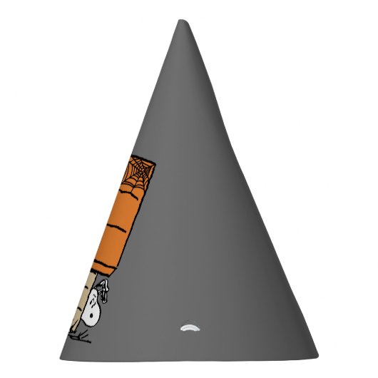 Snoopy Halloween Spider Web Doghouse Partyhütchen (Rechts)