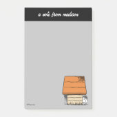 Snoopy Halloween Spider Web Doghouse Post-it Klebezettel (Vorderseite)