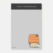 Snoopy Halloween Spider Web Doghouse Post-it Klebezettel (Vorderseite)