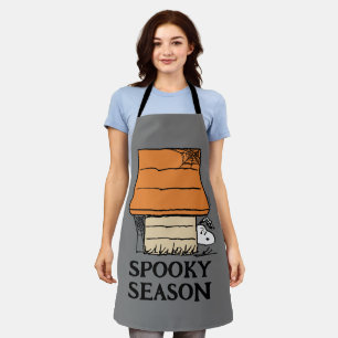 Snoopy Halloween Spider Web Doghouse Schürze