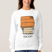 Snoopy Halloween Spider Web Doghouse Sweatshirt (Vorderseite)