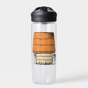 Snoopy Halloween Spider Web Doghouse Trinkflasche