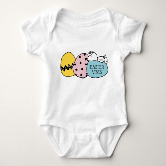 Snoopy - Happy Oaster Baby Strampler (Vorderseite)