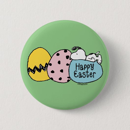 Snoopy - Happy Oaster Button (Vorderseite)