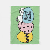 Snoopy - Happy Oaster Fleecedecke (Vorderseite)