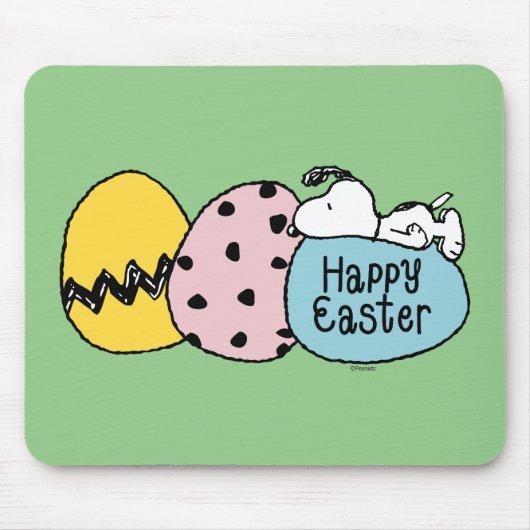 Snoopy - Happy Oaster Mousepad (Vorne)