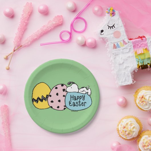 Snoopy - Happy Oaster Pappteller (Party)