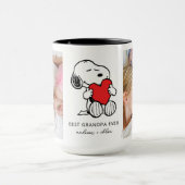 Snoopy Heart | Bester Opa je - Foto Tasse (Zentrum)