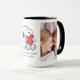 Snoopy Heart Bester Vater je - Foto Tasse