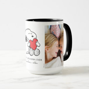Snoopy Heart Bestes Oma je - Foto Tasse