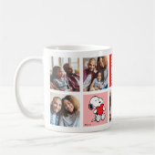 Snoopy Heart | Mama FotoCollage Kaffeetasse (Links)