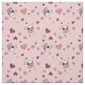 Snoopy Hearts and Love Letters Stoff (Muster)