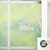 Snoopy Hip Hop Hooray Ostern Fensteraufkleber (Zuhause)