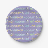 Snoopy Hip Hop Hooray Ostern Pappteller (Vorderseite)