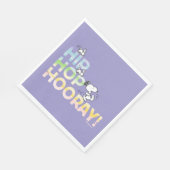 Snoopy Hip Hop Hooray Ostern Serviette (Ecke)