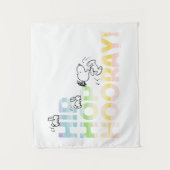 Snoopy Hip Hop Hooray Ostern Wandteppich (Vorderseite)