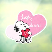 Snoopy Hugs & Kisses Fensteraufkleber (Blatt 3)