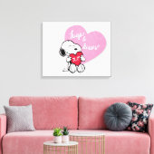 Snoopy Hugs & Kisses Leinwanddruck (Insitu (Wohnzimmer))