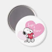 Snoopy Hugs & Kisses Magnet (Vorderseite/Rückseite)