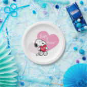 Snoopy Hugs & Kisses Pappteller (Party)