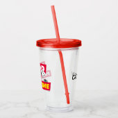 Snoopy "I Read Past My Bedtime" Acryltrinkbecher (Links)