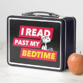 Snoopy "I Read Past My Bedtime" Metall Brotdose (Beispiel)