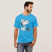 Snoopy "I Read Past My Bedtime" T-Shirt (Vorne ganz)