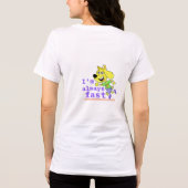 Snoopy Ich bin immer schnell T - Shirt Design (Rückseite)