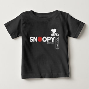 Snoopy Japanisch Typografie Grafik Baby T-shirt