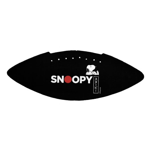 Snoopy Japanisch Typografie Grafik Football (Panel)