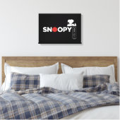Snoopy Japanisch Typografie Grafik Leinwanddruck (Insitu (Schlafzimmer))