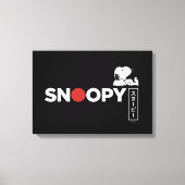 Snoopy Japanisch Typografie Grafik Leinwanddruck (Vorderseite)