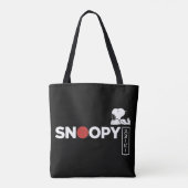 Snoopy Japanisch Typografie Grafik Tasche (Rückseite)