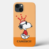 Snoopy - Joe Cool Crown Case-Mate iPhone Hülle (Rückseite)