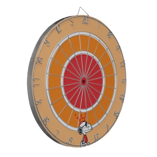 Snoopy - Joe Cool Crown Dartscheibe (Vorderseite Links)