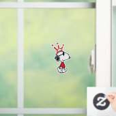 Snoopy - Joe Cool Crown Fensteraufkleber (Zuhause)