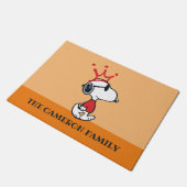 Snoopy - Joe Cool Crown Fußmatte (Schrägansicht)