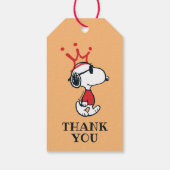 Snoopy - Joe Cool Crown Geschenkanhänger (Rückseite)